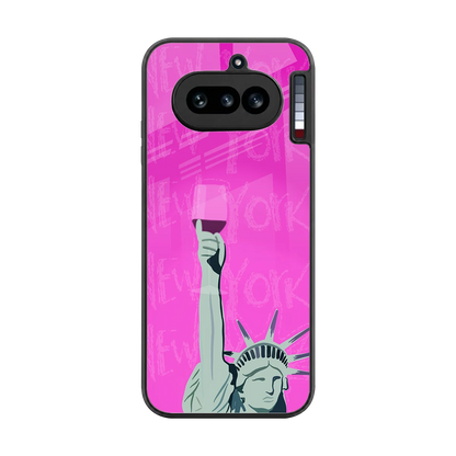 Freedom Toast back phone cover | glass case for nothing phone 4a