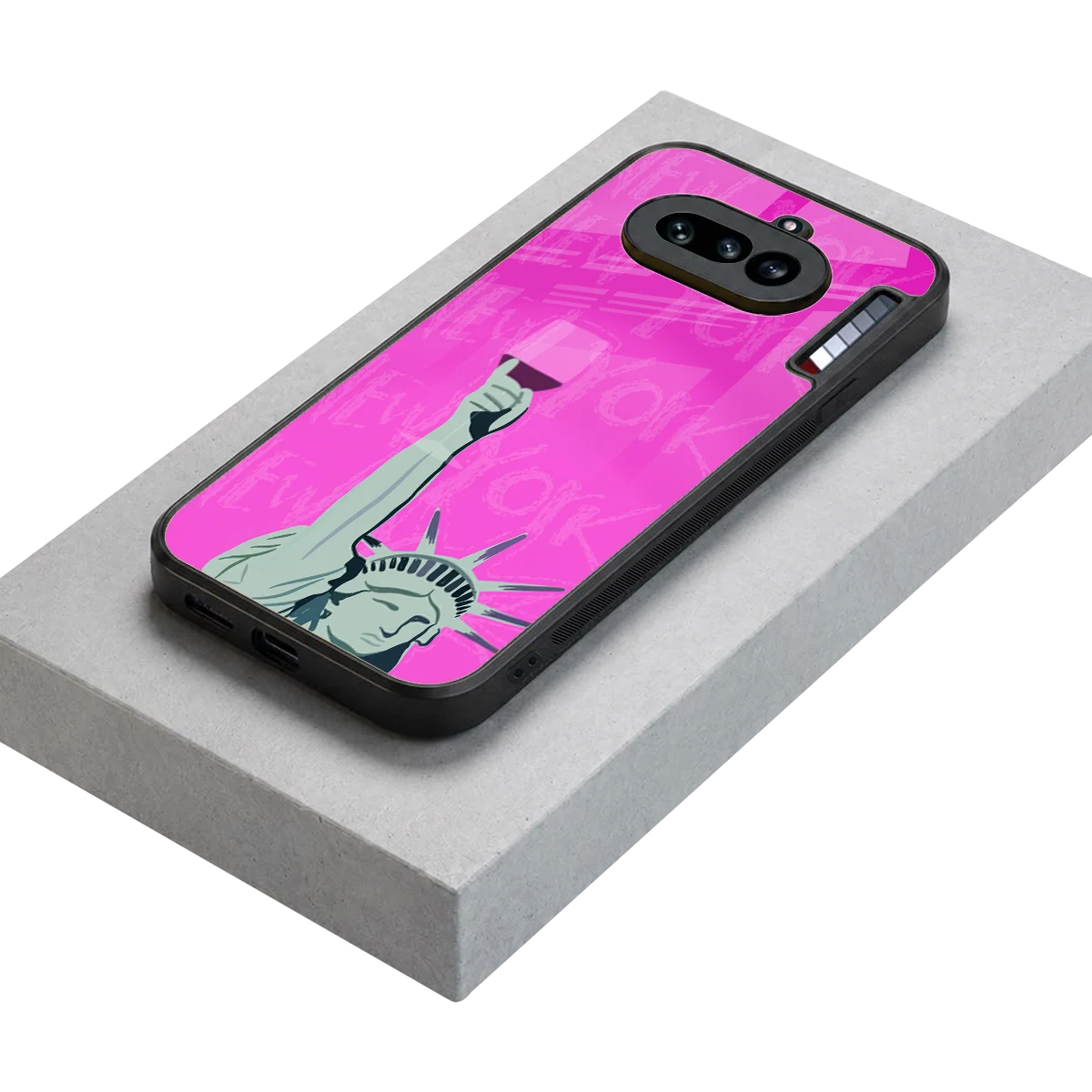 Freedom Toast stylish phone case for nothing phone 4a | glossy glass and slim fit