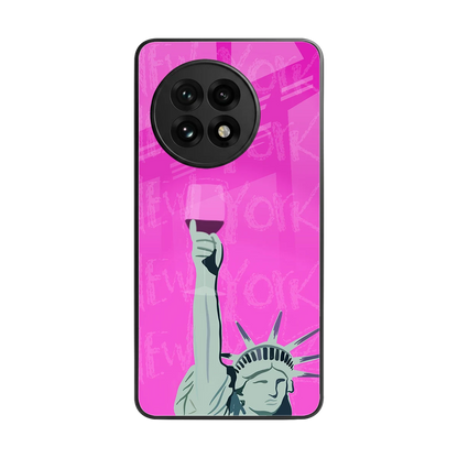 Freedom Toast back phone cover | glass case for oneplus 13r