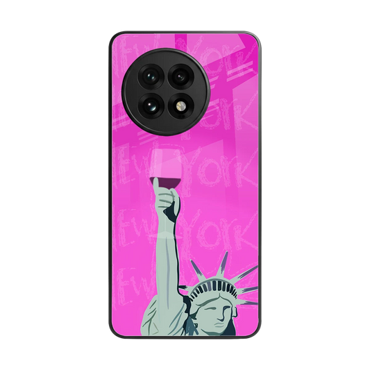 Freedom Toast back phone cover | glass case for oneplus 13r