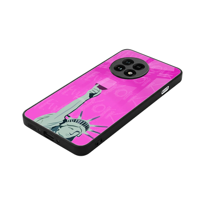 Freedom Toast stylish phone case for oneplus 13r | glossy glass and slim fit