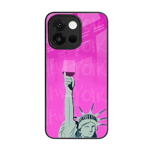 Freedom Toast back phone cover | glass case for oneplus 13s