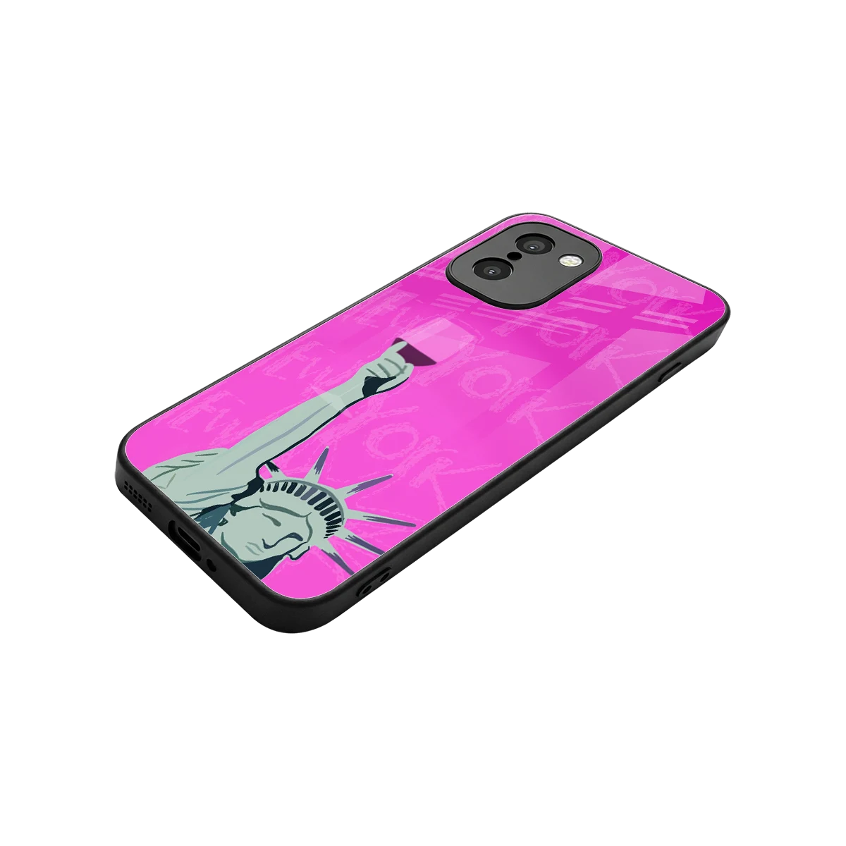 Freedom Toast stylish phone case for oneplus 15r | glossy glass and slim fit