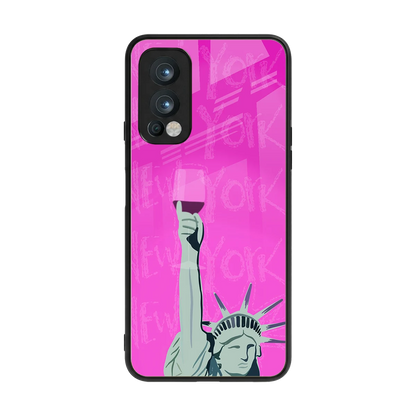 Freedom Toast back phone cover | glass case for oneplus nord 2