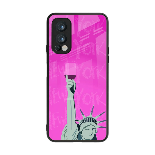 Freedom Toast back phone cover | glass case for oneplus nord 2