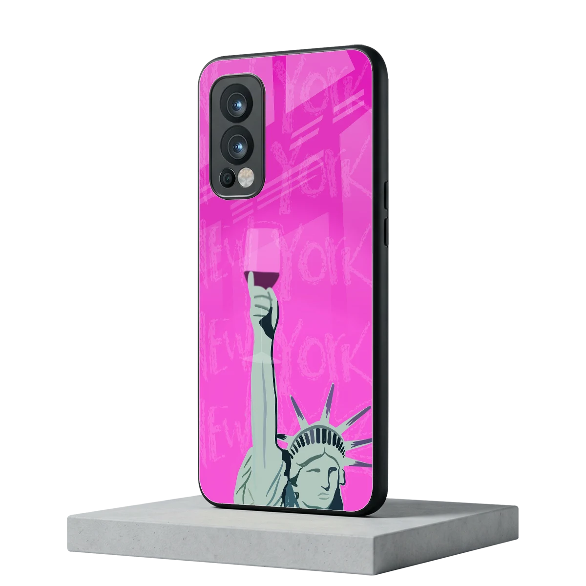 Freedom Toast oneplus nord 2 mobile cover | shockproof glass phone case