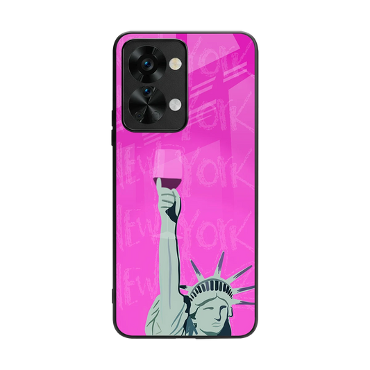 Freedom Toast back phone cover | glass case for oneplus nord 2t