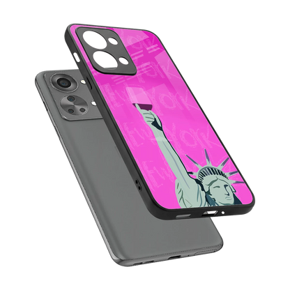 Freedom Toast sleek oneplus nord 2t cover with tempered glass back and TPU edges