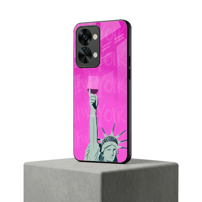 Freedom Toast oneplus nord 2t mobile cover | shockproof glass phone case