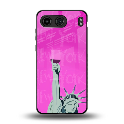 Freedom Toast back phone cover | glass case for oneplus nord 4