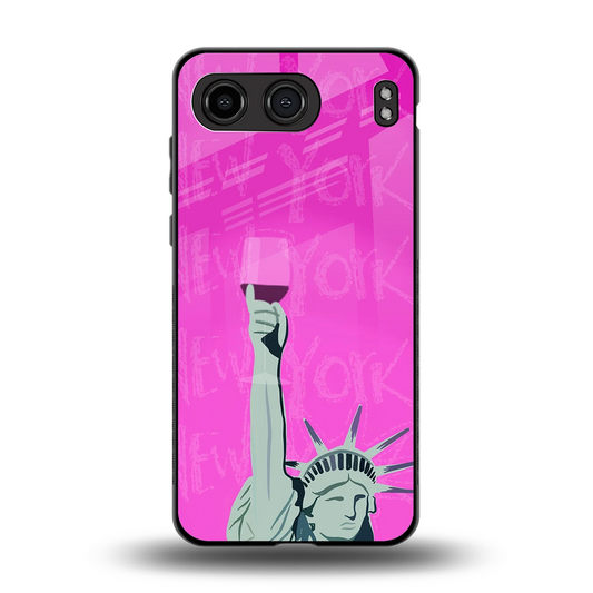 Freedom Toast back phone cover | glass case for oneplus nord 4
