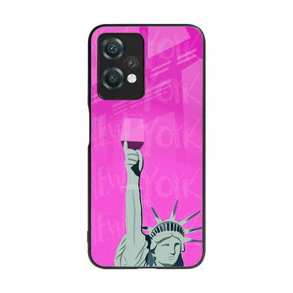 Freedom Toast back phone cover | glass case for oneplus nord ce 2 lite