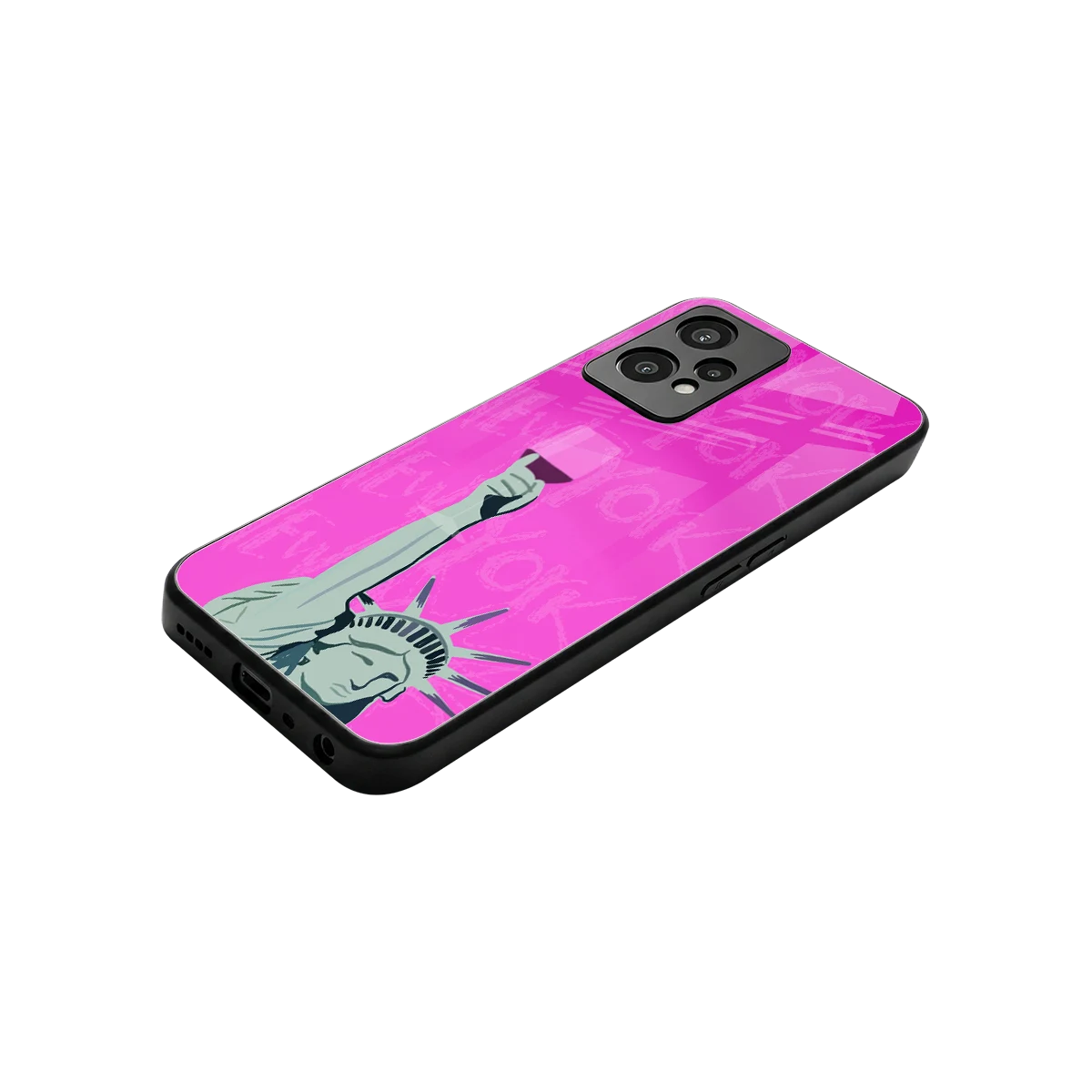Freedom Toast stylish phone case for oneplus nord ce 2 lite | glossy glass and slim fit