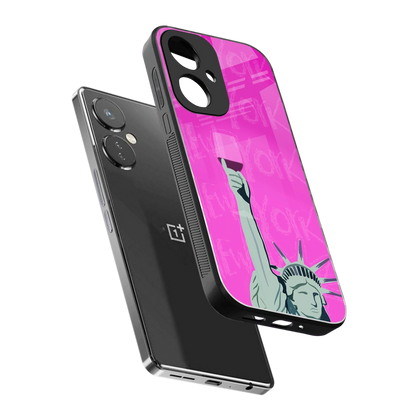 Freedom Toast sleek oneplus nord ce 3 cover with tempered glass back and TPU edges