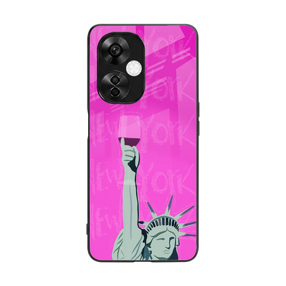 Freedom Toast back phone cover | glass case for oneplus nord ce 3 lite