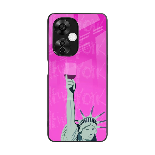 Freedom Toast back phone cover | glass case for oneplus nord ce 3 lite