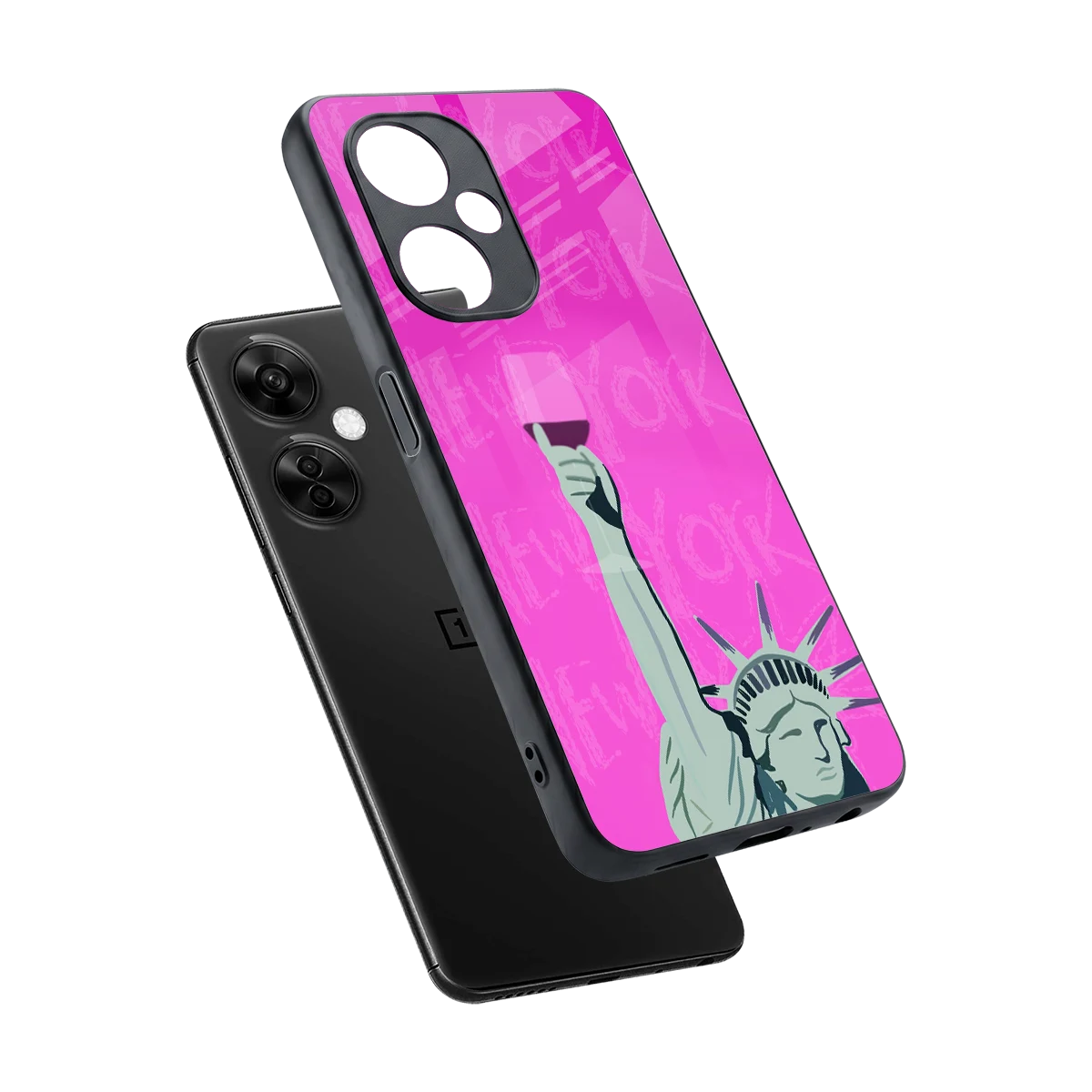 Freedom Toast sleek oneplus nord ce 3 lite cover with tempered glass back and TPU edges