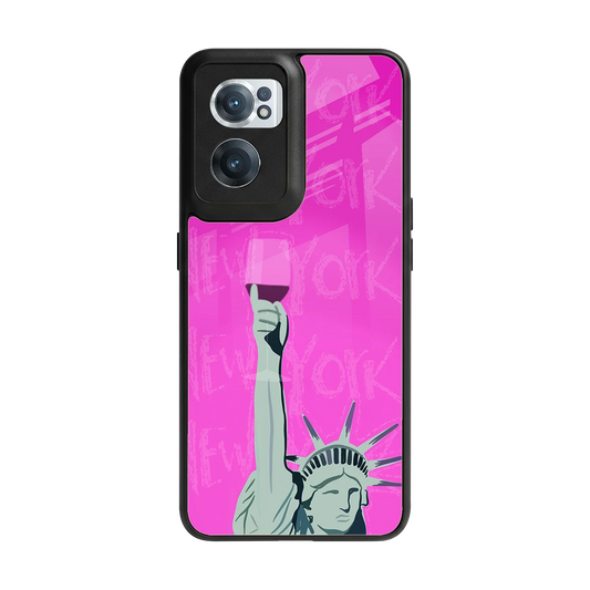Freedom Toast back phone cover | glass case for oneplus nord ce 2