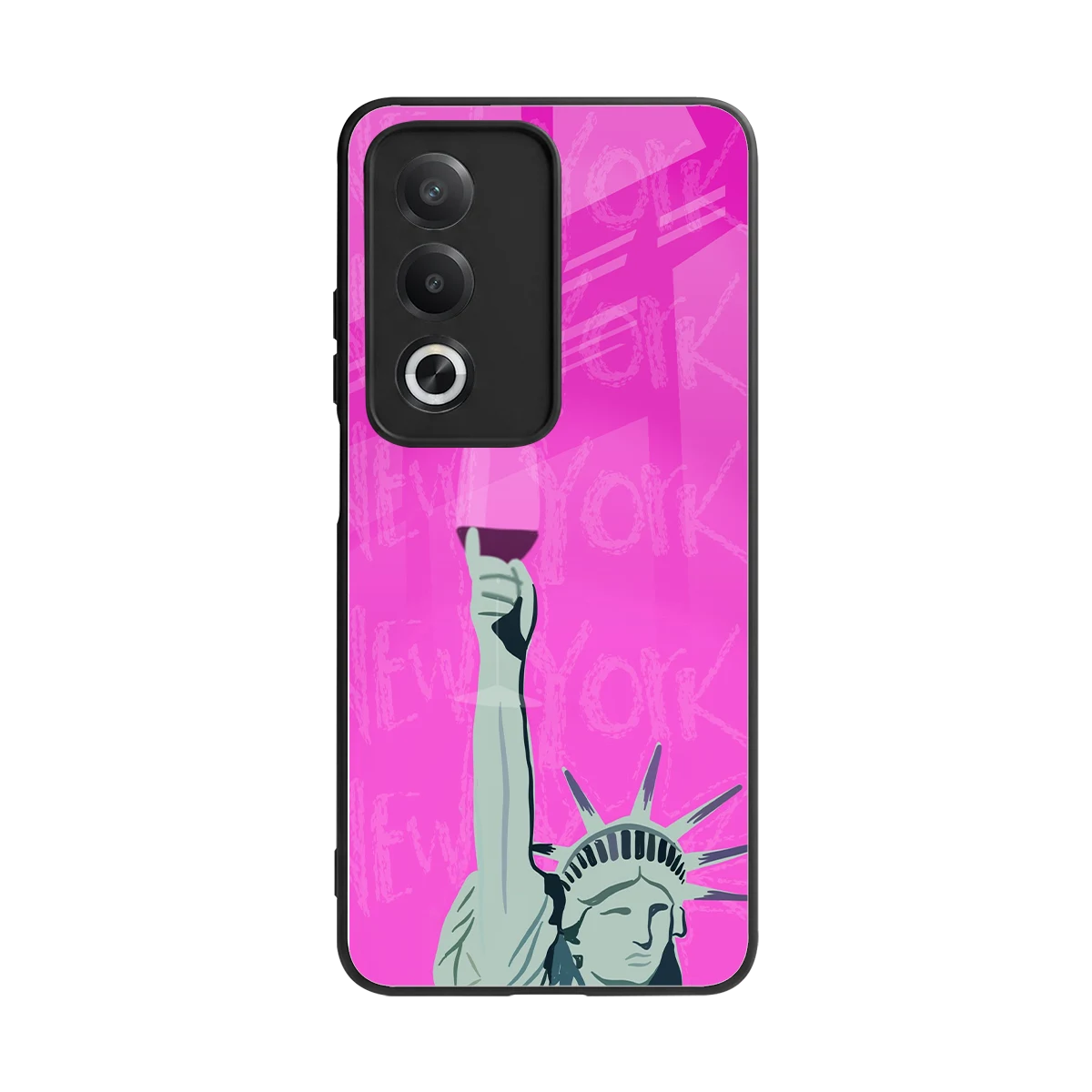 Freedom Toast back phone cover | glass case for oppo a3 pro