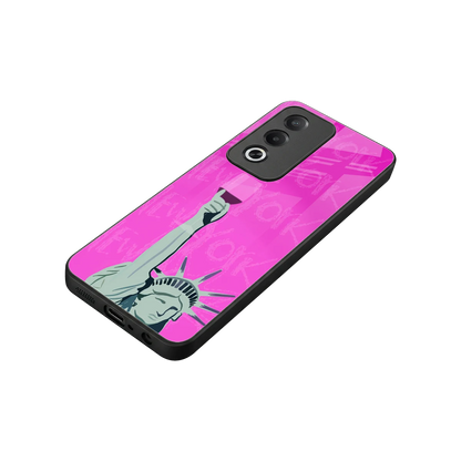 Freedom Toast stylish phone case for oppo a3 pro | glossy glass and slim fit