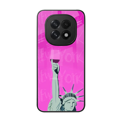 Freedom Toast back phone cover | glass case for oppo f29 5g