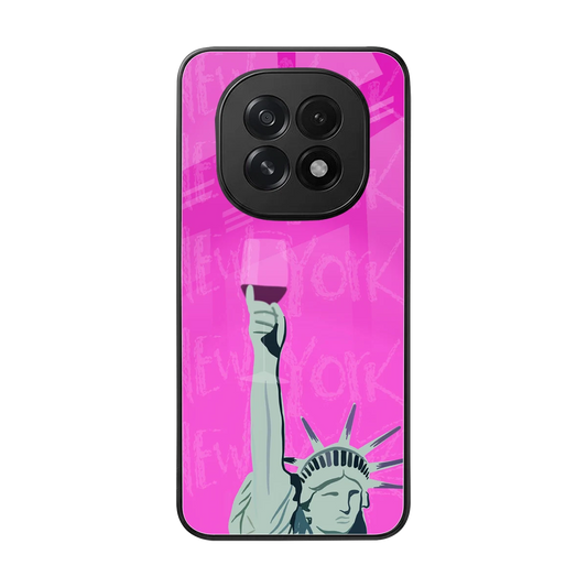 Freedom Toast back phone cover | glass case for oppo f29 5g
