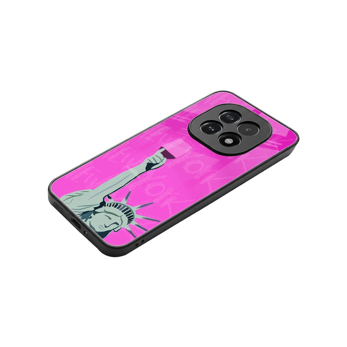 Freedom Toast stylish phone case for oppo f29 5g | glossy glass and slim fit
