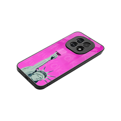 Freedom Toast stylish phone case for oppo f29 5g | glossy glass and slim fit
