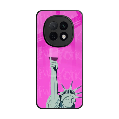 Freedom Toast back phone cover | glass case for oppo f29 pro 5g
