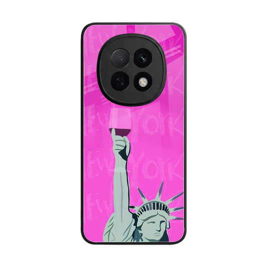 Freedom Toast back phone cover | glass case for oppo f29 pro 5g