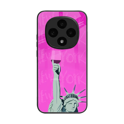 Freedom Toast back phone cover | glass case for oppo f31 pro 5g