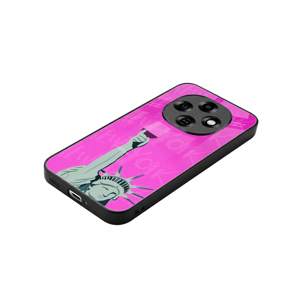 Freedom Toast stylish phone case for oppo f31 pro 5g | glossy glass and slim fit