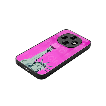 Freedom Toast stylish phone case for oppo f31 pro 5g | glossy glass and slim fit