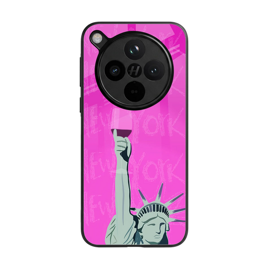 Freedom Toast back phone cover | glass case for oppo find x8