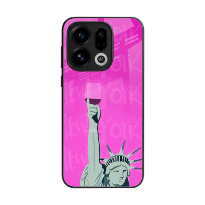 Freedom Toast back phone cover | glass case for oppo find x9