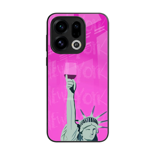 Freedom Toast back phone cover | glass case for oppo find x9
