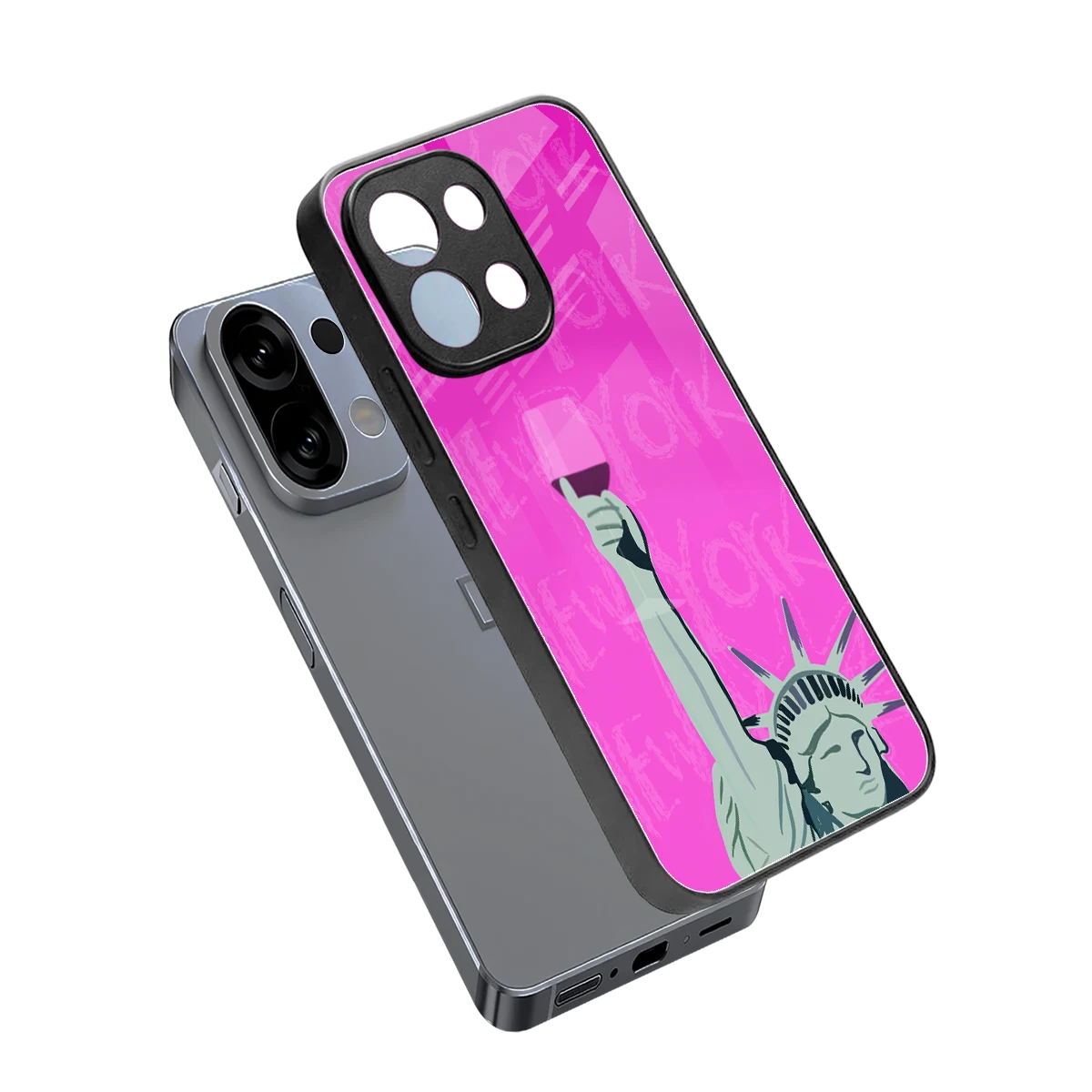 Freedom Toast sleek oppo k13 5g cover with tempered glass back and TPU edges