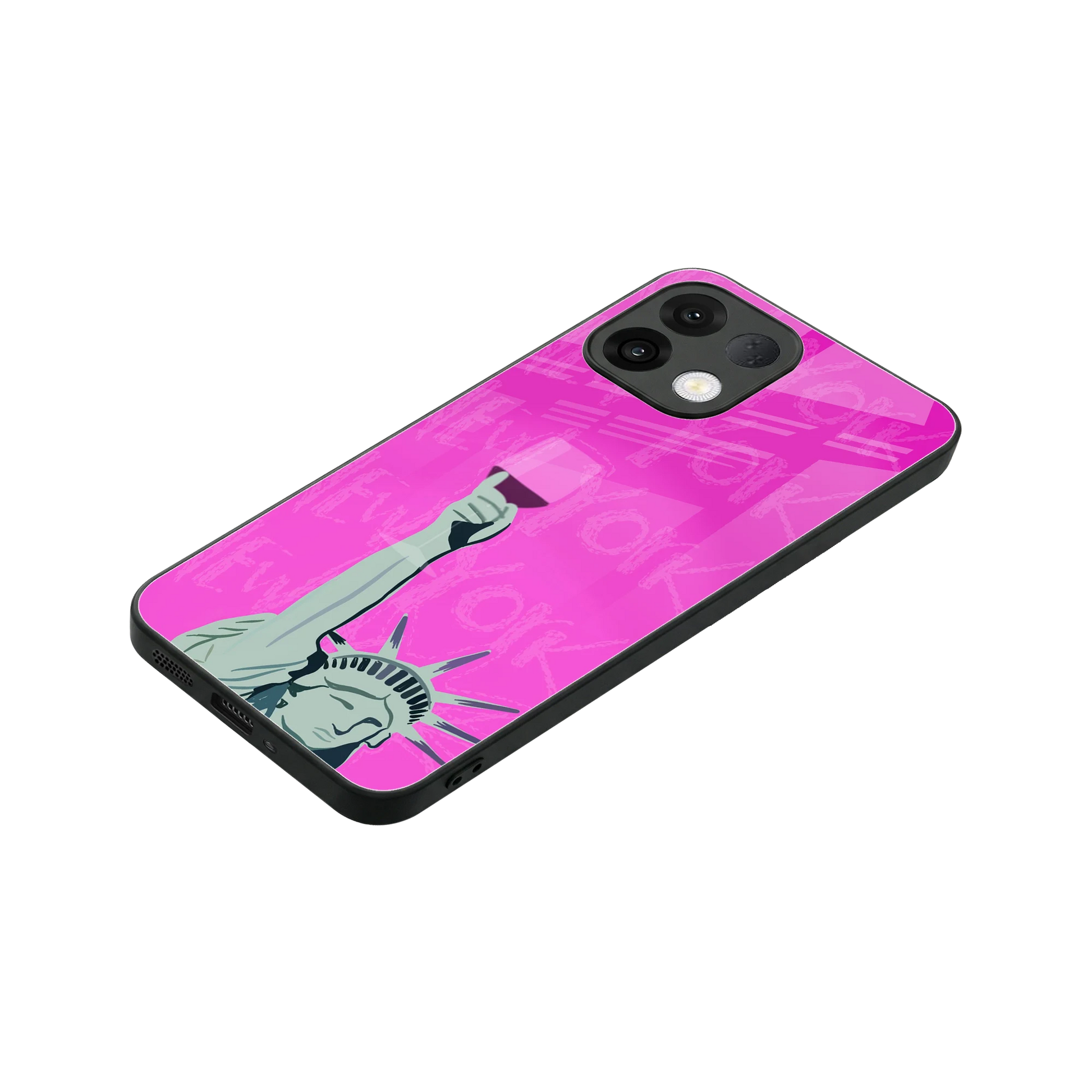 Freedom Toast stylish phone case for oppo k13 5g | glossy glass and slim fit