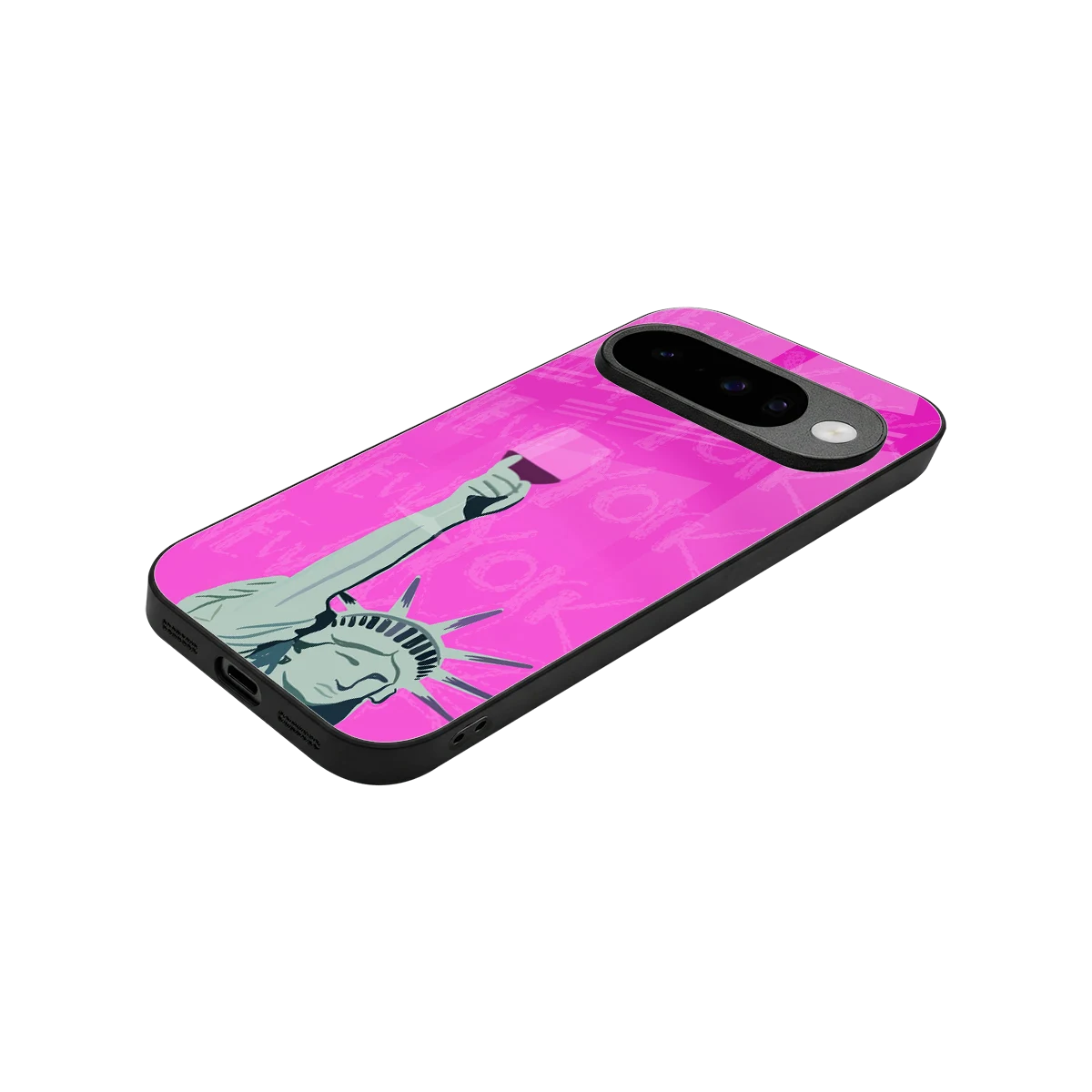 Freedom Toast stylish phone case for google pixel 10 | glossy glass and slim fit