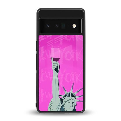 Freedom Toast back phone cover | glass case for google pixel 6 pro