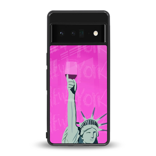 Freedom Toast back phone cover | glass case for google pixel 6 pro