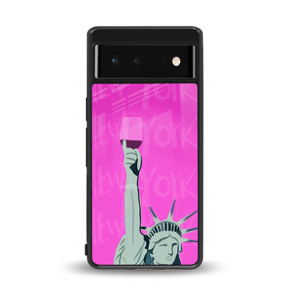 Freedom Toast back phone cover | glass case for google pixel 6
