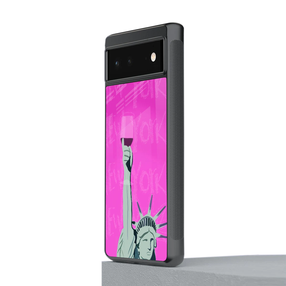 Freedom Toast stylish phone case for google pixel 6a | glossy glass and slim fit