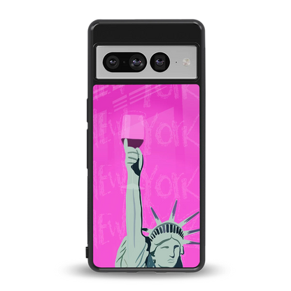 Freedom Toast back phone cover | glass case for google pixel 7 pro