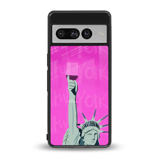 Freedom Toast back phone cover | glass case for google pixel 7 pro