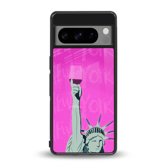 Freedom Toast back phone cover | glass case for google pixel 8 pro