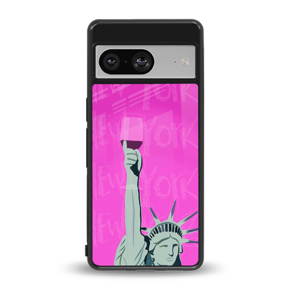 Freedom Toast back phone cover | glass case for google pixel 8