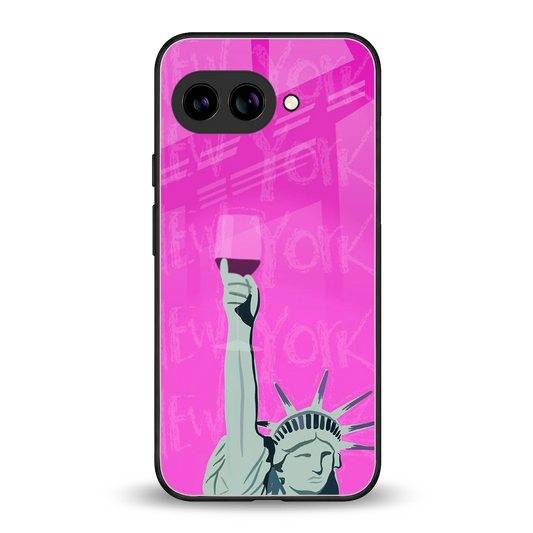 Freedom Toast back phone cover | glass case for google pixel 9a