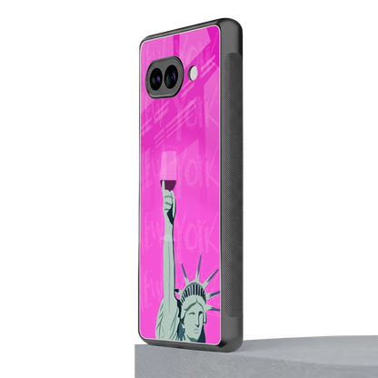 Freedom Toast google pixel 10a mobile cover | shockproof glass phone case