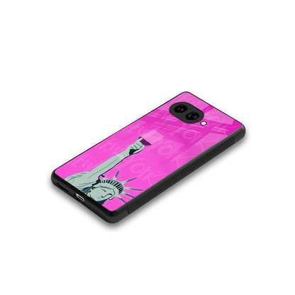 Freedom Toast stylish phone case for google pixel 10a | glossy glass and slim fit